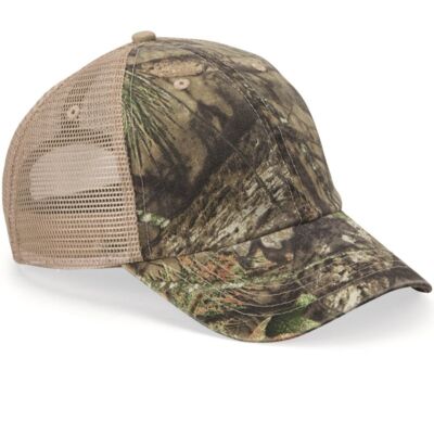 Licensed Camo Washed Mesh Cap Thumbnail