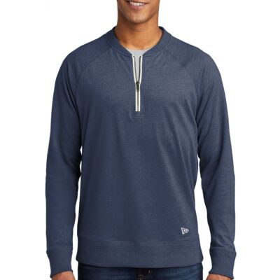 SEW N STITCHES NEW ERA ® Sueded Cotton Blend 1/4 Zip Pullover Thumbnail