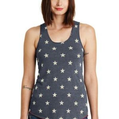 SEWN STITCHES - Alternative APPAREL Women's Meegs Eco Jersey ™ Racer Tank Thumbnail