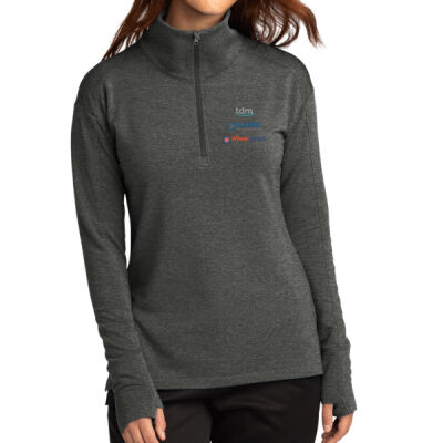 SPORT TEK -Ladies Sport Wick ® Flex Fleece 1/4 Zip 2 Thumbnail